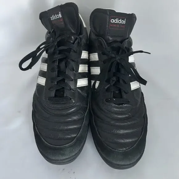 Adidas Mundial Team Turf Soccer Shoes Cleats 019228 Black White Mens 13 Classic - Picture 2 of 10